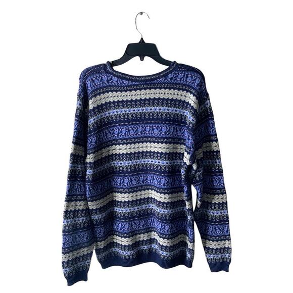 Northern Reflections Vintage Sweater Womens XL Fair Isle Preppy Retro Pullover - Picture 4 of 6